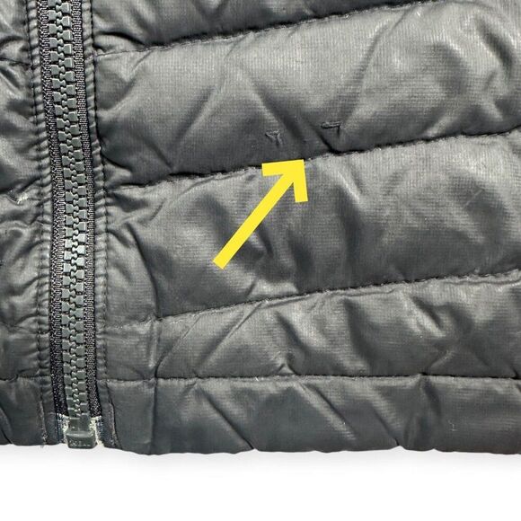 Mountain Hardwear Youth Medium Down Puffy Jacket Black Size Medium - Read - Picture 6 of 9